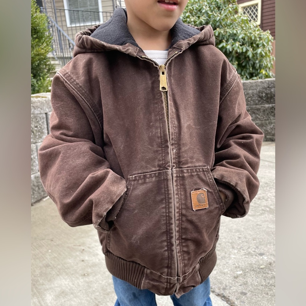 Carhartt Brown Hooded Jacket